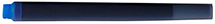 Parker long fountain pen ink cartridge measuring 76 mm
