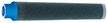 Parker short fountain pen ink cartridge measuring 38 mm