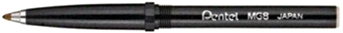 Pentel Cushion Ball rollerball refill measuring 121 mm
