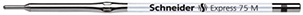 Schneider Express 75 ballpoint refill measuring 107 mm