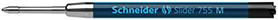 Schneider Slider 755 hybrid ballpoint refill measuring 98 mm