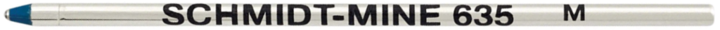 Schmidt 635 D1 Ballpoint Refill with plastic color key