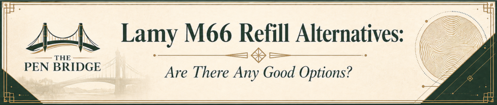 Lamy M66 alternative refill options for Lamy rollerball pens