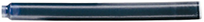 Long Standard International fountain pen ink cartridge measuring 73 mm