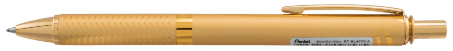 Pentel EnerGel Alloy Metal Pen as an official EnerGel pen for testing EnerGel refills