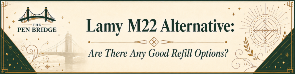 Lamy M22 alternative refill options showing why good drop-in replacements are limited