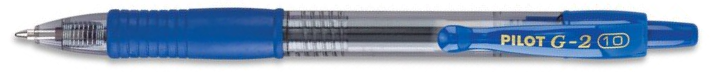 Pilot G2 gel pen with replaceable Pilot G2 refill
