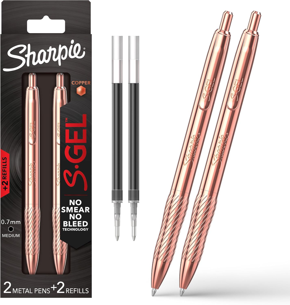 Sharpie S-Gel Metal pen as a low-cost gel refill test pen