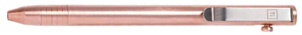 BIG IDEA DESIGN Slim Bolt Action Pen as a slim refill-friendly bolt-action pen