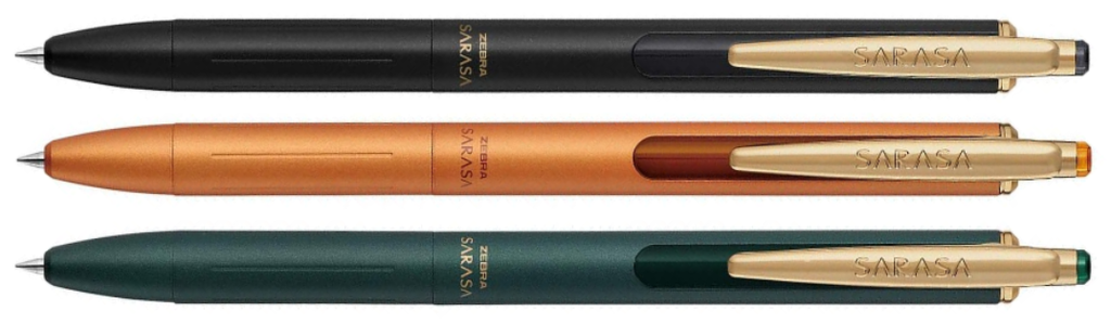 Zebra Sarasa Grand as a mainstream gel pen for testing related 111 mm gel refills